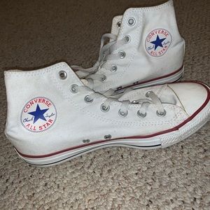 White high top Converse